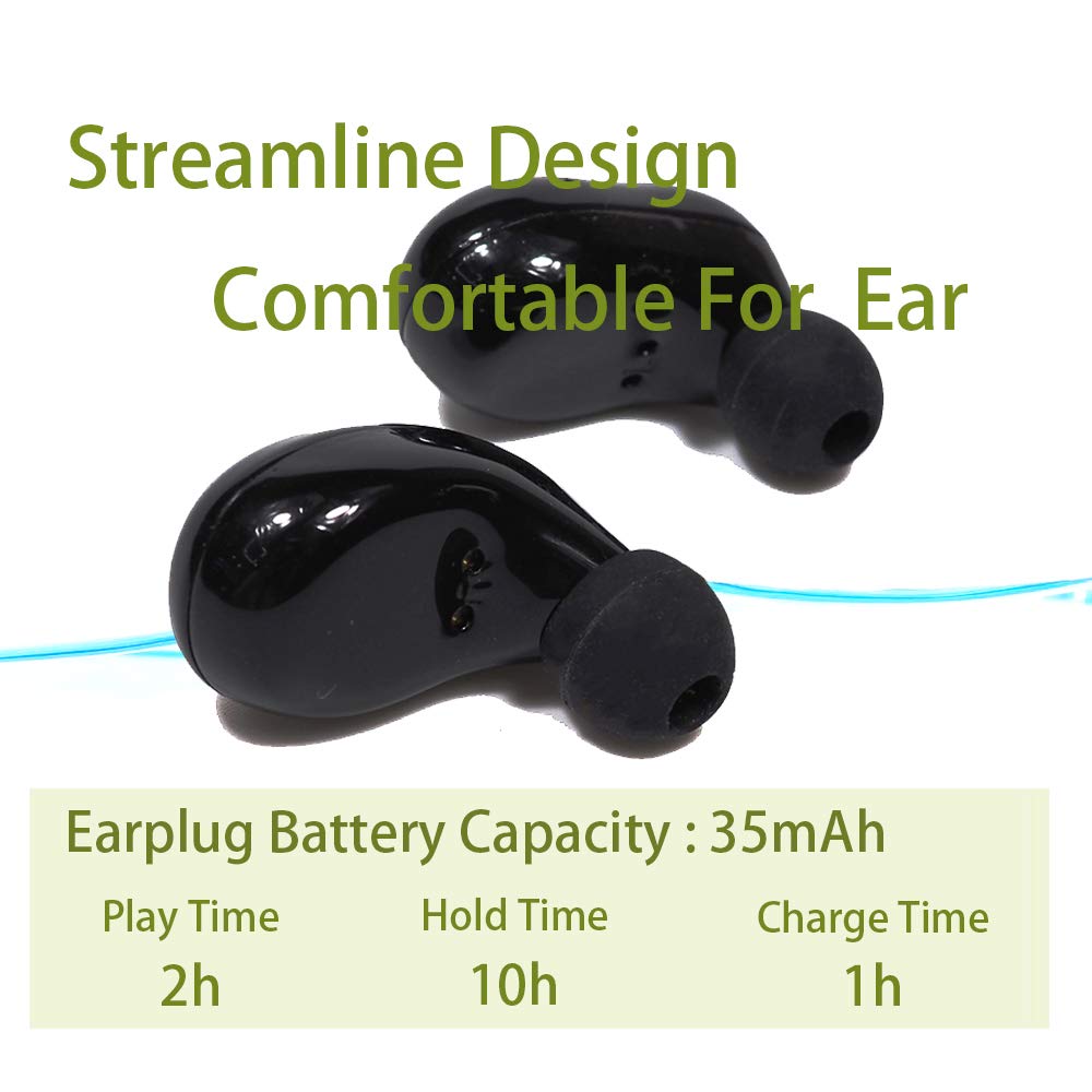 Wireless Bluetooth Earphone TWS-L1 Mini Two Earbuds With Charging Box Stereo Sound Earplugs In-ear Design Denoise Portable Fones de ouvido Auriculares(black)