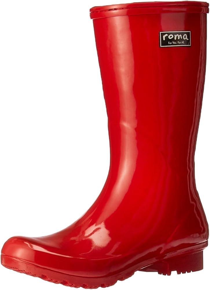 amazon red rain boots