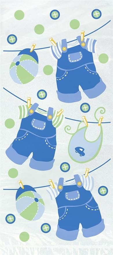 baby shower cellophane bags