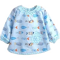 Set 5 Bavaglini Impermeabili Maniche Lunghe - Per Bambini 1-3 Anni - Foto 10