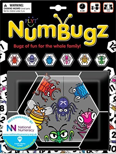 NumBugz Games - 6 Families of NumBugz as Featured in The Eternal Cycle (Lollopers Book 1), 13 Unique Games to Play and More to Come, Recommended By National Numeracy (Age 4+)