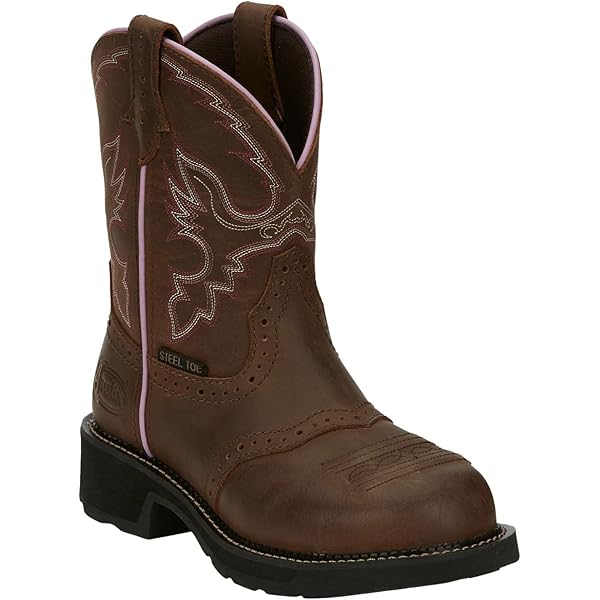 Amazon.com: Justin Women's Wanette Waterproof Western Work Boot