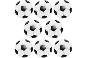 DUMEALAGR Table Soccer Foosballs 1.42 Inch Mini Sports Balls Replacement Balls Soccer Table Soccer Balls Foosball Accessory