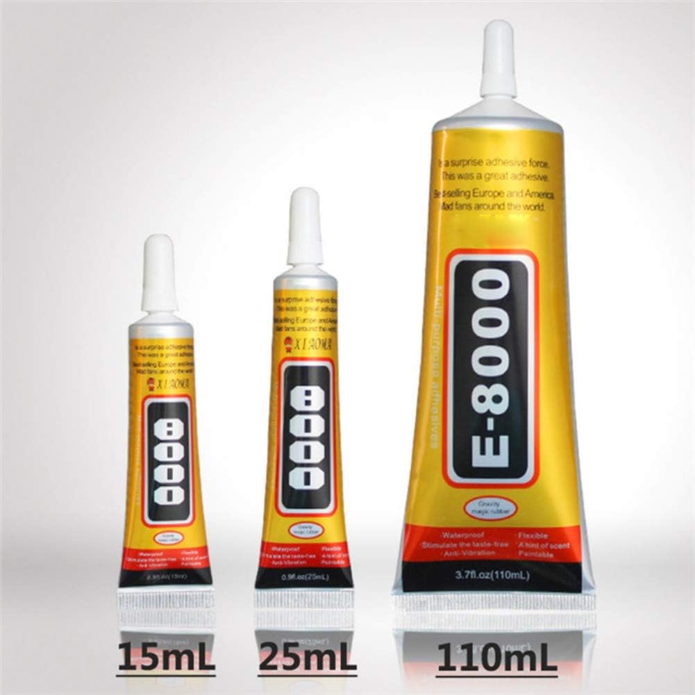 Pretty Comy Multi-Purpose E8000 Liquid Glue DIY Strong Adhesive for Jewelry Crafts Crystal Rhinestone: Toys & Games