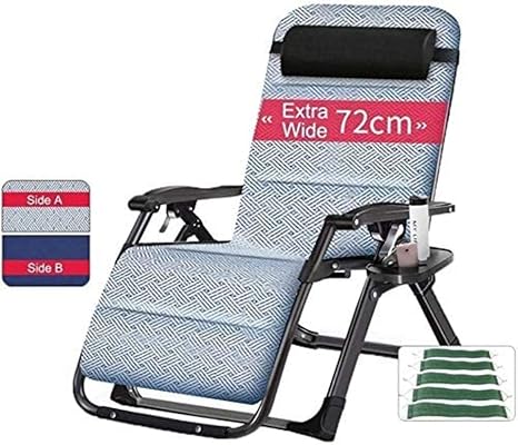 Amazon 4d通気性マット 色の名前で枕リクライニングパティオ折りたたみリクライニングキャンプ椅子日ラウン芝生アウトドアオフィスビーチポータブルガーデンチェア クッションなしカラー との日ラウンジチェアレジャーチェア クッションなし Color With Double