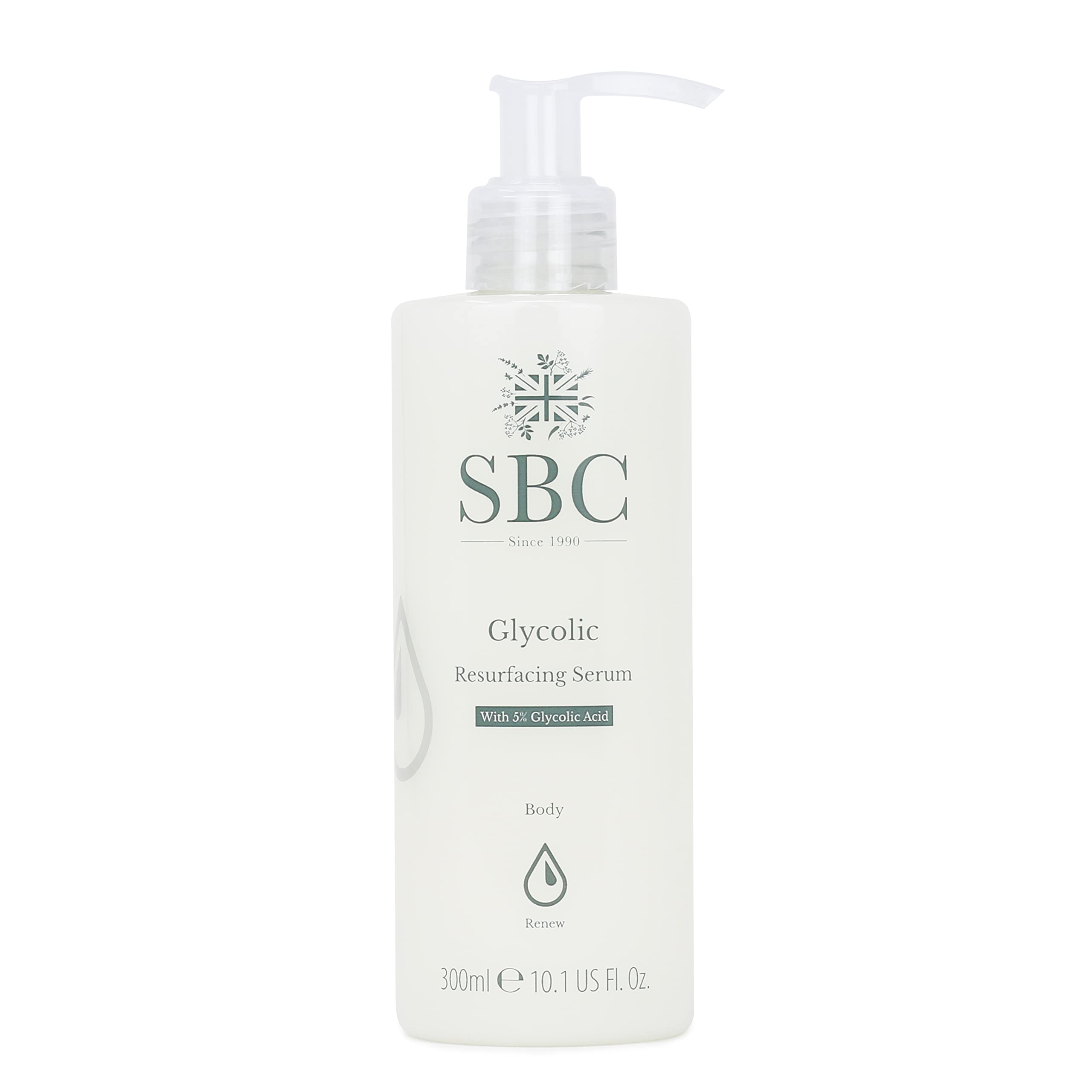 SBC Skincare Glycolic Resurfacing Serum 300ml - Body Serum for Dry or Congested Skin