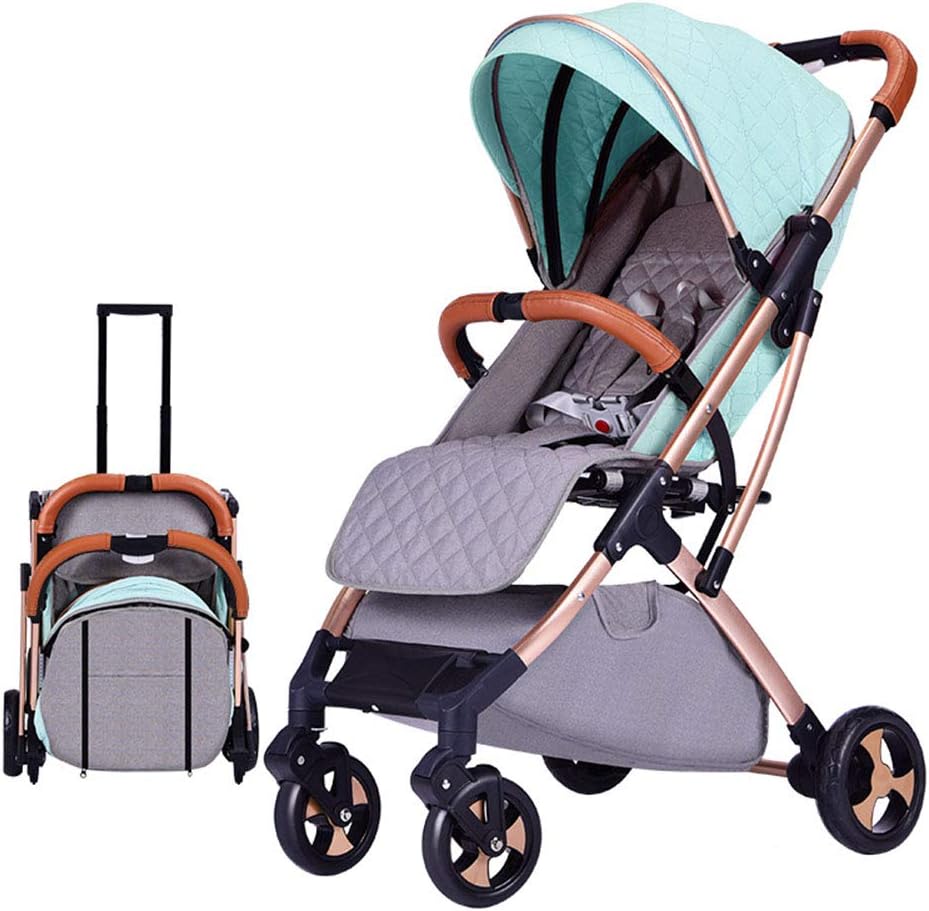 PRG Lightweight Stroller for Toddlers from Birth to 25kg Stroller Baby, Recline Buggy,Travel Buggy,with One Hand Fold, for Airplane Pushchair with Luggage Carry Handle When Folding