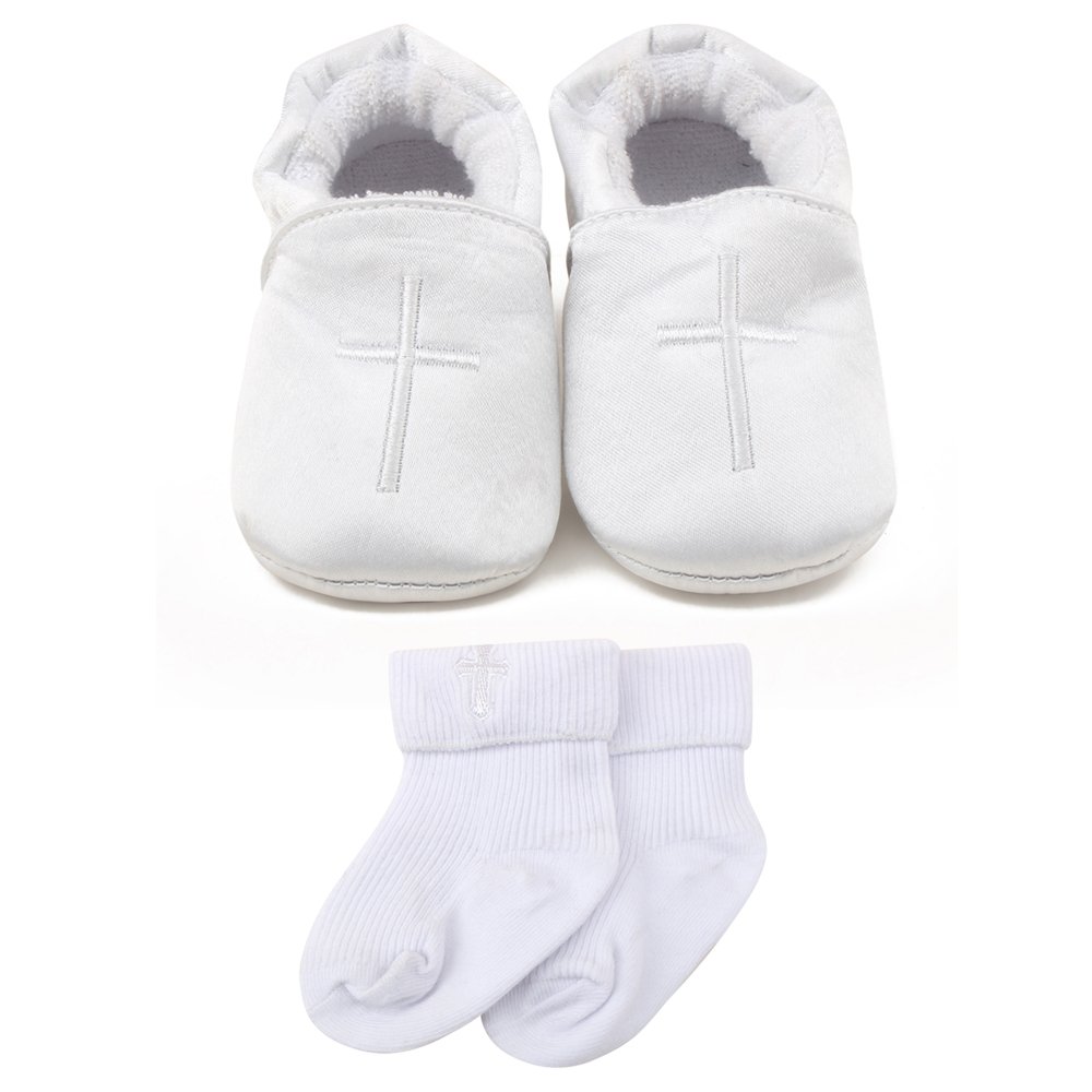 baby boy baptism shoes and socks