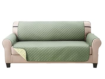Amazon.com: Deluxe Original Reversible Couch Slipcover Furniture ...
