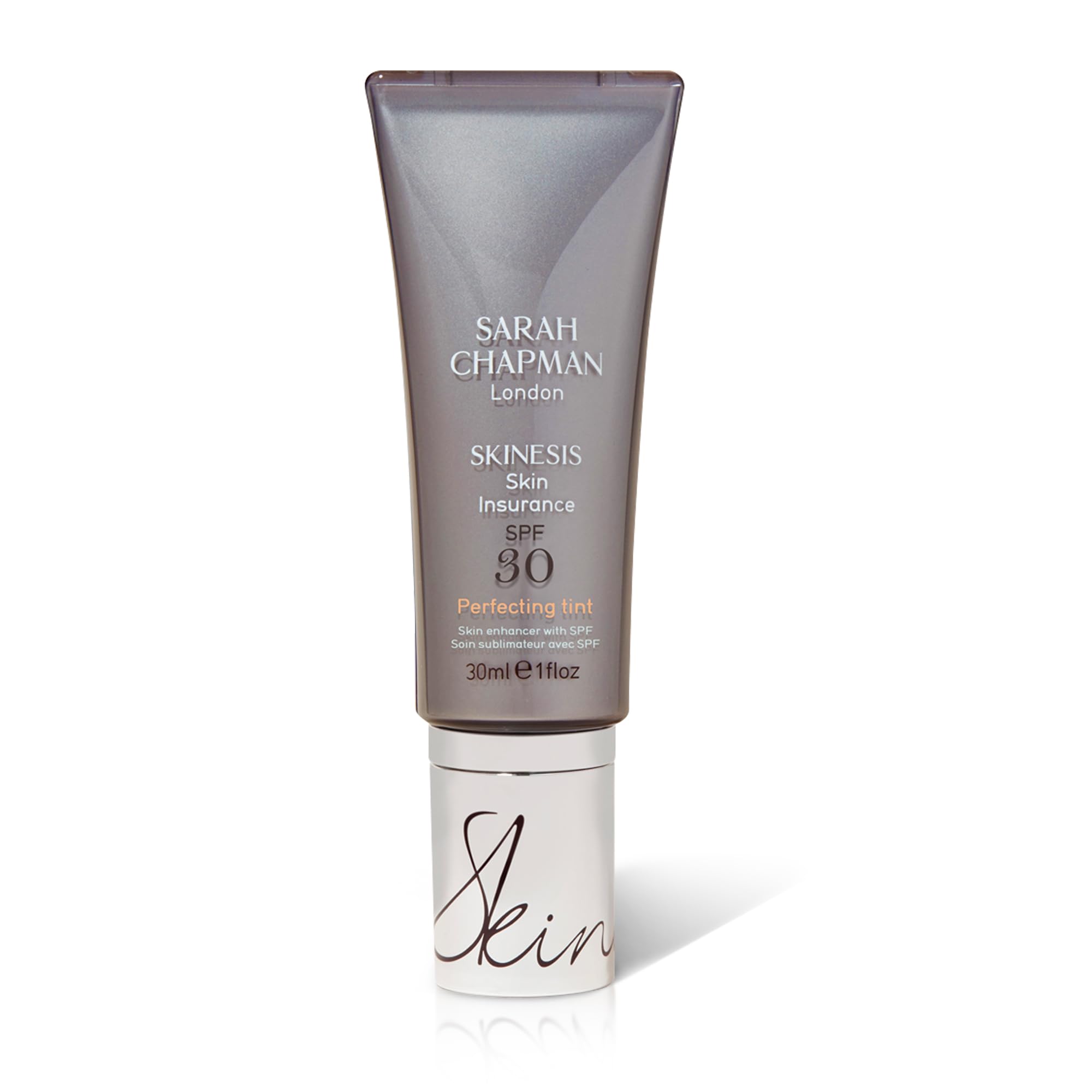 Sarah Chapman Skinesis Skin Insurance with SPF 30 - Tinted Sunscreen for Face - Skin Tint for Perfect Glow and Protection 30ml