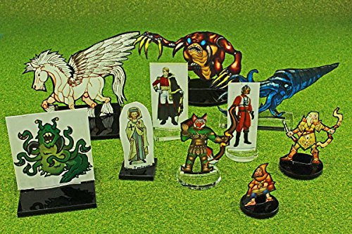 Paper Miniature Bases, 25mm Circle, 3mm Black (25)