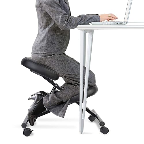 CHADIOR Ergonomic Kneeling Chair for Home Office，Adjustable Stool