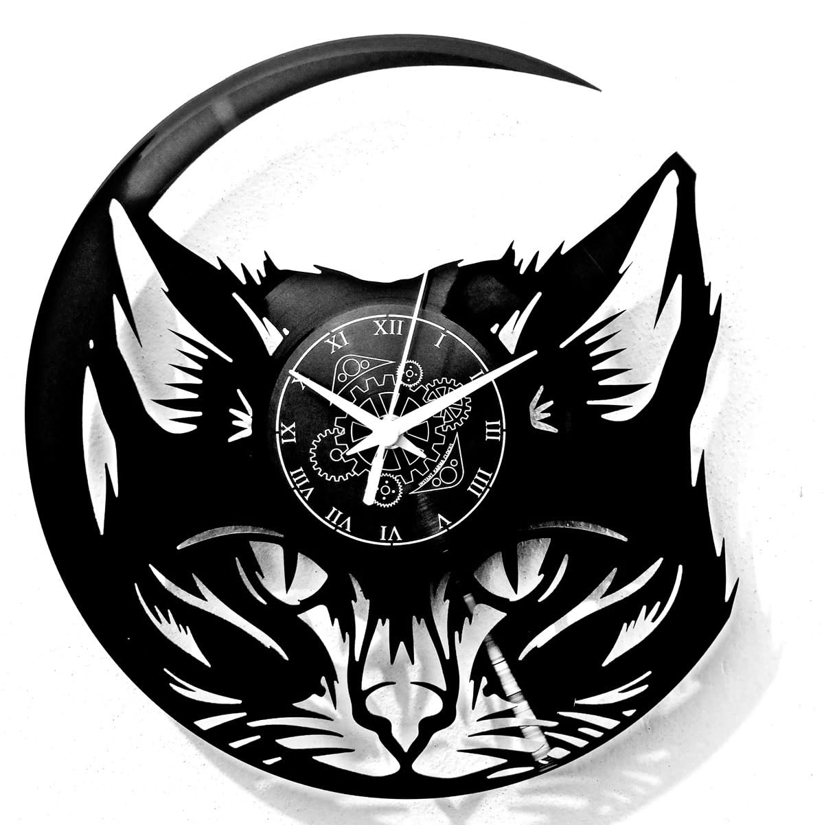 Instant Karma Clocks Vinyl Wall Clock ➤ Cat Lovers Pets Home Decor Modern Style Unique Design