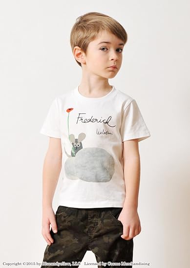 Amazon グラニフ Graniph コラボレーション キッズ Tシャツ フレデリック ブックカバー ホワイト 140 Tシャツ カットソー 通販