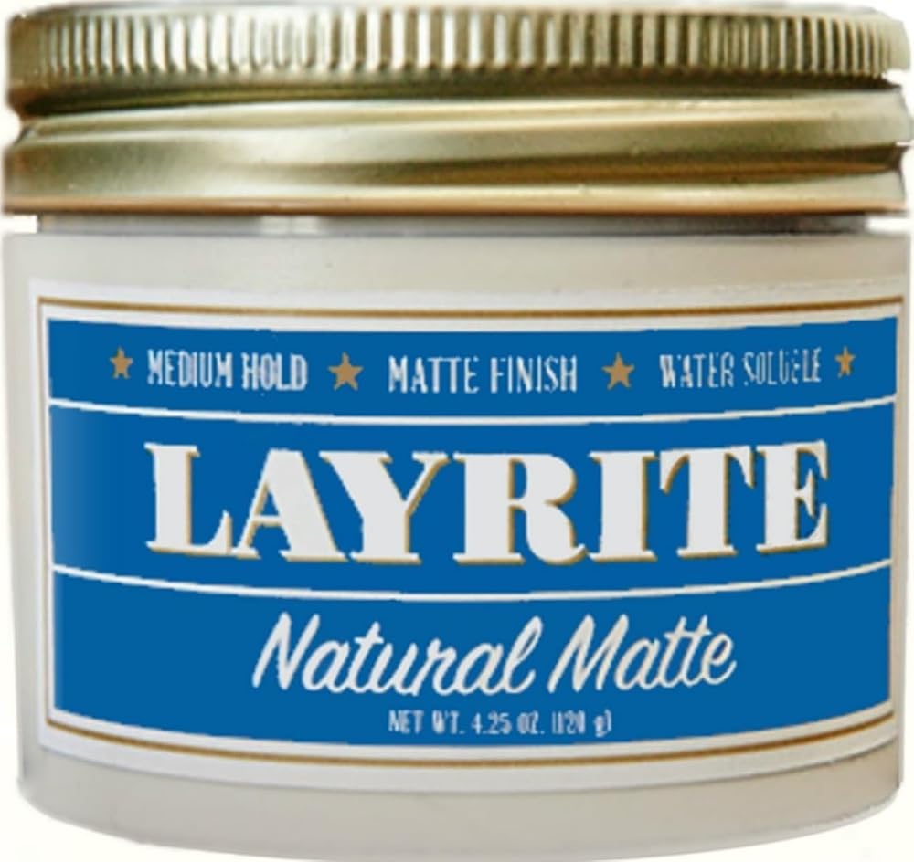 Layrite Natural Matte Cream 120 g MATTE042501 Matte Finish Water-Soluble