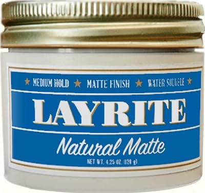 Layrite Natural Matte Cream 120 g MATTE042501 Matte Finish Water-Soluble