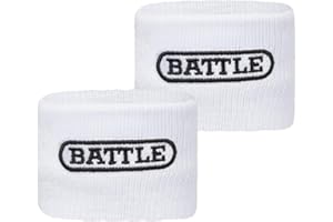 Battle Sports Thick 2.5" Football Armbands- Wrist Bands for Football, High-Performance Bands with Ultra-Soft Material to Wick Away Sweat and Keep Hands Dry- Includes 2 Wrist Bands