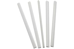 C-LINE Slide 'N Grip Binding Bars, White, 11 x 1/4, 100/Box