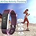 Fitness Tracker with Heart Rate Monitor,Willful Fitness Watch Activity Tracker IP67 Waterproof Slim Smart Band with Step Calorie Counter 14 Sports Mode Sleep Monitor,Pedometer for Kid Women Men Purple