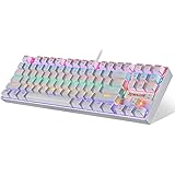 Redragon K552 Mechanical Gaming Keyboard RGB LED Rainbow Backlit Wired Keyboard with Red Switches for Windows Gaming PC…