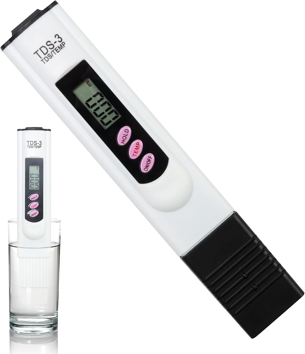 Tinshow TDS Meter Digital Water Tester 0-9990 PPM LCD Pen