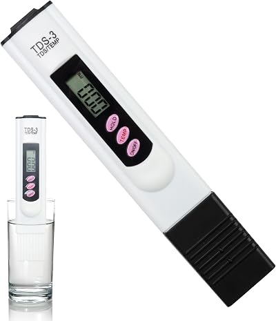Tinshow TDS Meter Digital Water Tester 0-9990 PPM LCD Pen