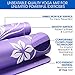 Yes4All Premium NBR Exercise Yoga Mat Printed Design – Foam Yoga Mat High Density 1/2 inch Extra Thick – Thick Yoga Mat with Carrying Strap (Mystic Lilly Purple)
