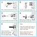 MelonBoat Hair Blow Dryer Holder, Wall Mount Spiral Blower Stand 2 Pack