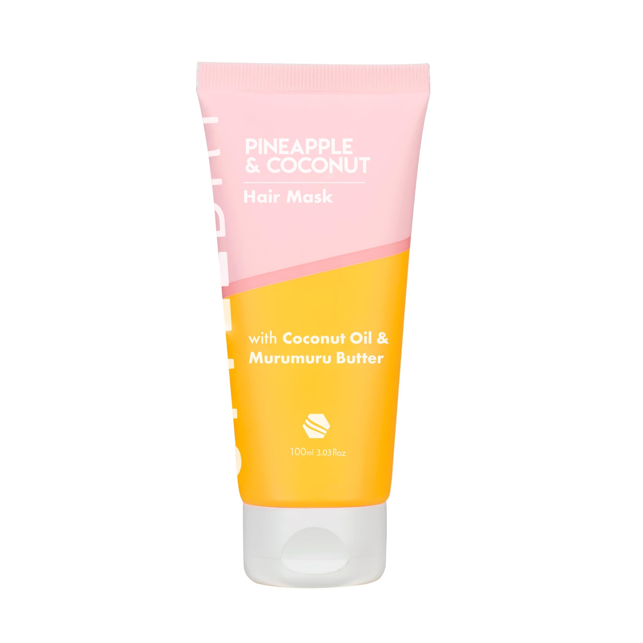 STYLEDRY – Pineapple & Coconut Hair Mask 100ml – Repair & Hydration with Coconut Oil & Murumuru Butter – Smooth & Shine – For All Hair Types