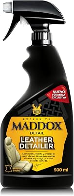 - Detallista de cuero 500 ml | Nettoyant Cuir et Conditionneur | Nettoyage en Profondeur pour Voiture et Canapé | Traitement pour Cuir | Élimine la Saleté et les Taches | Restaure Sièges
