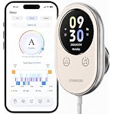 SOMNDEEP Contactless Sleep Tracker, Non-Wearable Bedside Sleep Monitor | Tracks breathing patterns, sleep quality and nightti