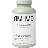 Amy Myers MD Adrenal Support - Adaptogenic Herb Supplement with Ashwagandha, Riboflavin, Vitamin B6 &amp; More - Gluten-Free, Non-Dairy &amp; Non-Soy - 180 Capsules