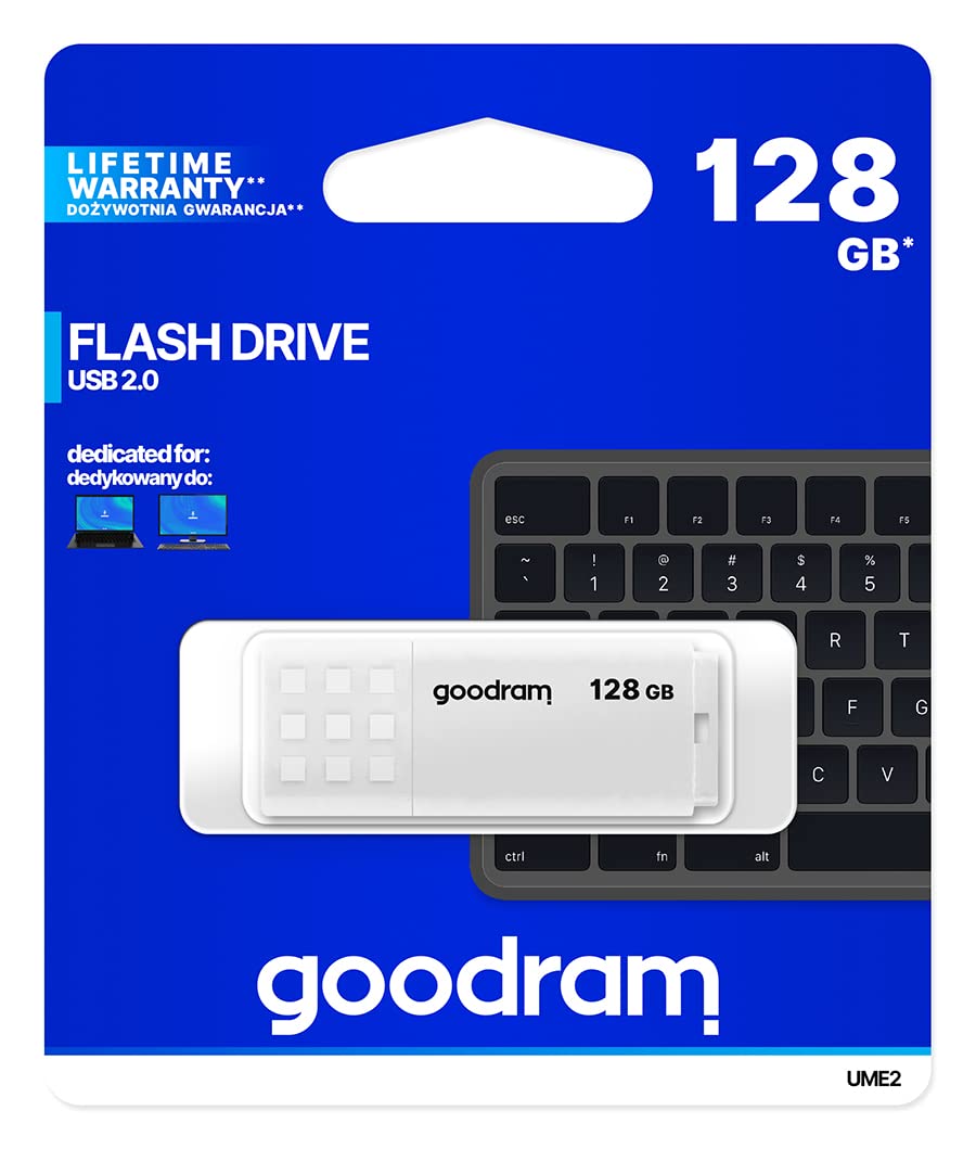 GOODRAM 128GB UME2 White USB 2.0