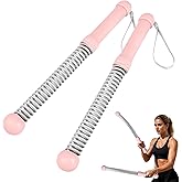 Ropeless Battle Ropes Weighted — 2 Pack Portable Cordless Battle Ropes for HIIT & Cardio Full-Body Workout Tool with Non-Slip Spiral Handles, Travel-Friendly Home Gym Equipment for Women & Men