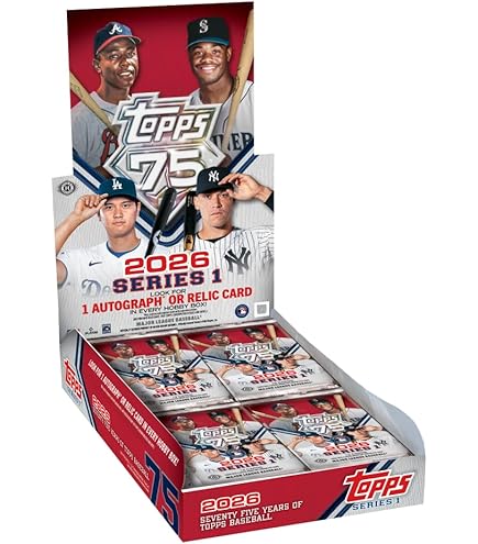 Amazon.com: 2025 Topps Series 1 Baseball Trading Card MLB Hobby Jumbo 10 Pack  Box (1 Autograph & 2 Relics Per Jumbo Box) : Collectibles & Fine Art