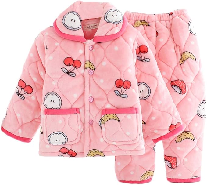 Kids Pyjamas Set Sleepwear Tops & Pants Printed Nightwear: Amazon.co.uk ...