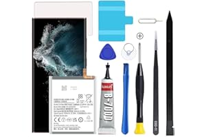 Dymicbit Galaxy S22 Ultra Battery,Upgraded New Battery Replacement for Samsung Galaxy S22 Ultra 5G SM-S908U with Professional Replacement Tool Kits