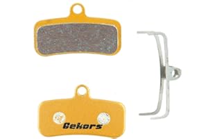 Gekors Metallic Bicycle Disc Brake Pads for Shimano Saint M810/Zee M640, 1 Pair