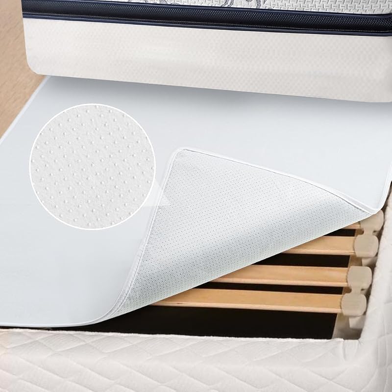 DUJUIKE Mattress Underlay Anti Slip Pad 120 x 200 cm Grey