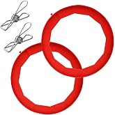Antenda Adjustable Pie Crust Shield Silicone Pie Crust Covers for Edges of Pie Crust Protector Shields for Baking Pie Crust C