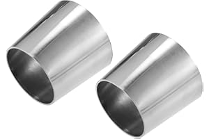 Motoforti Car Mandrel Exhaust Bend Elbow Pipe 304 Stainless Steel Concentric Reducer 2.5" OD to 3" OD 2pcs Long-lasting
