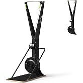 Ski Exercise Machine, GMWD Ski Equipment Indoor Aerobic Wind Resistance Machine, Indoor Strength Training Home Gym Equipment
