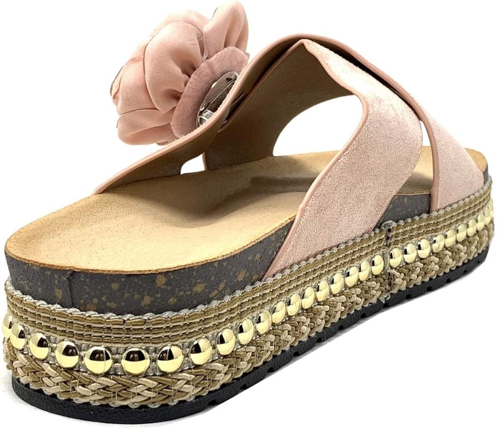 sandale talon clouté