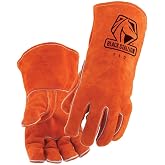 110L Large Black Stallion Stick Welding Gloves | Abrasion Resistant