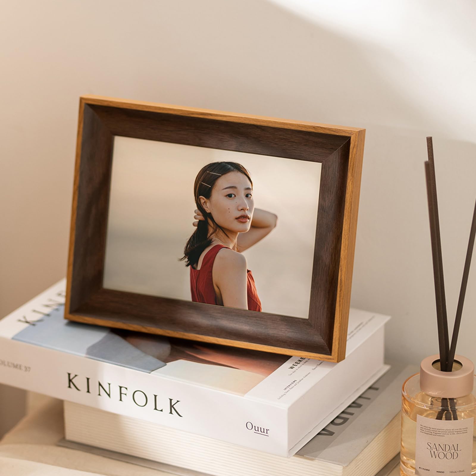 Photo Frame 7x5 Picture Frames 5x7 Vintage Stylish Horizontal Vertical Tabletop Frames XK00503 — image 1