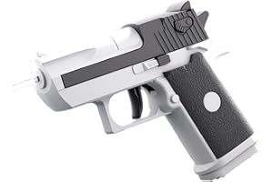 enttgo MINI Cute Colorful Water Gun with 22 Ft Super Long Range, Water Blaster Pistol Toy for Adults & Kids Summer Swimming Pool Beach Outdoor Activity. (Black)