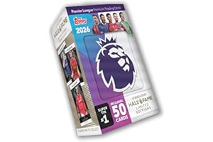 2025-26 Topps Premier League Debut Edition Cards - Super Tin (50 Cards + 3 Hall of Fame LE)