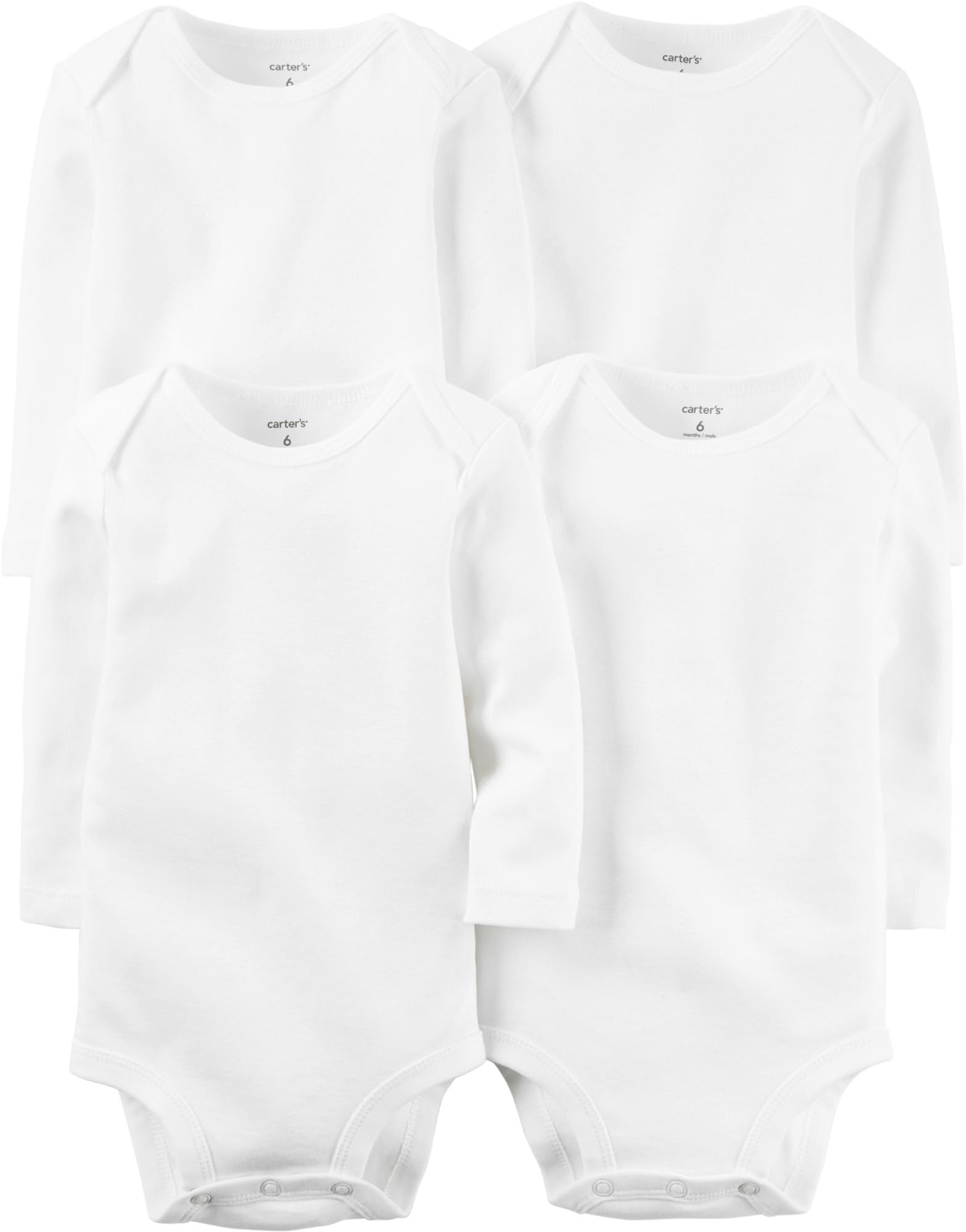 Baby 4-Pack Long Sleeve Bodysuits