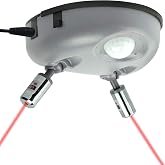 ZONETECH Garage Parking Assist Dual Laser Guide - High-Tech Professional 360 &ndash;Degree Adjustable to Wider Angles, Sensor with AC Adapter and Battery Backup for Car/Automotive