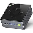 GMKtec Mini PC Gaming, M7 AMD Ryzen 7 PRO 6850H (8C/16T 4.70Ghz) Dual NIC LAN 2.5G Desktop Computer, 16 DDR5 RAM + 512GB Hard Drive PCle SSD, Dual USB4, HDMI 2.1, USB-C